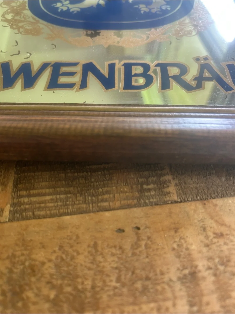 Vintage Lowenbrau Vintage Bar Mirror Special Beer